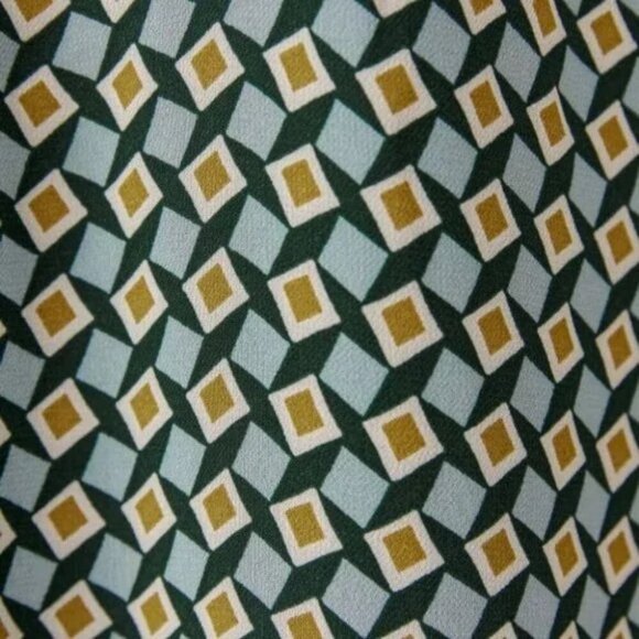 💕REFORMATION💕 Juliette Dress ~ Mosaic Multi-Color Geometric Print 4 NWOT - Picture 9 of 16